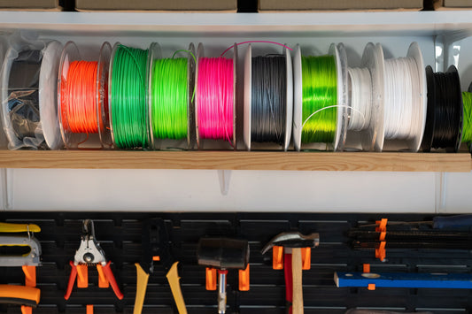 Pièces imprimées en 3D en ASA, PA12CF et TPU par Teck-Eprint