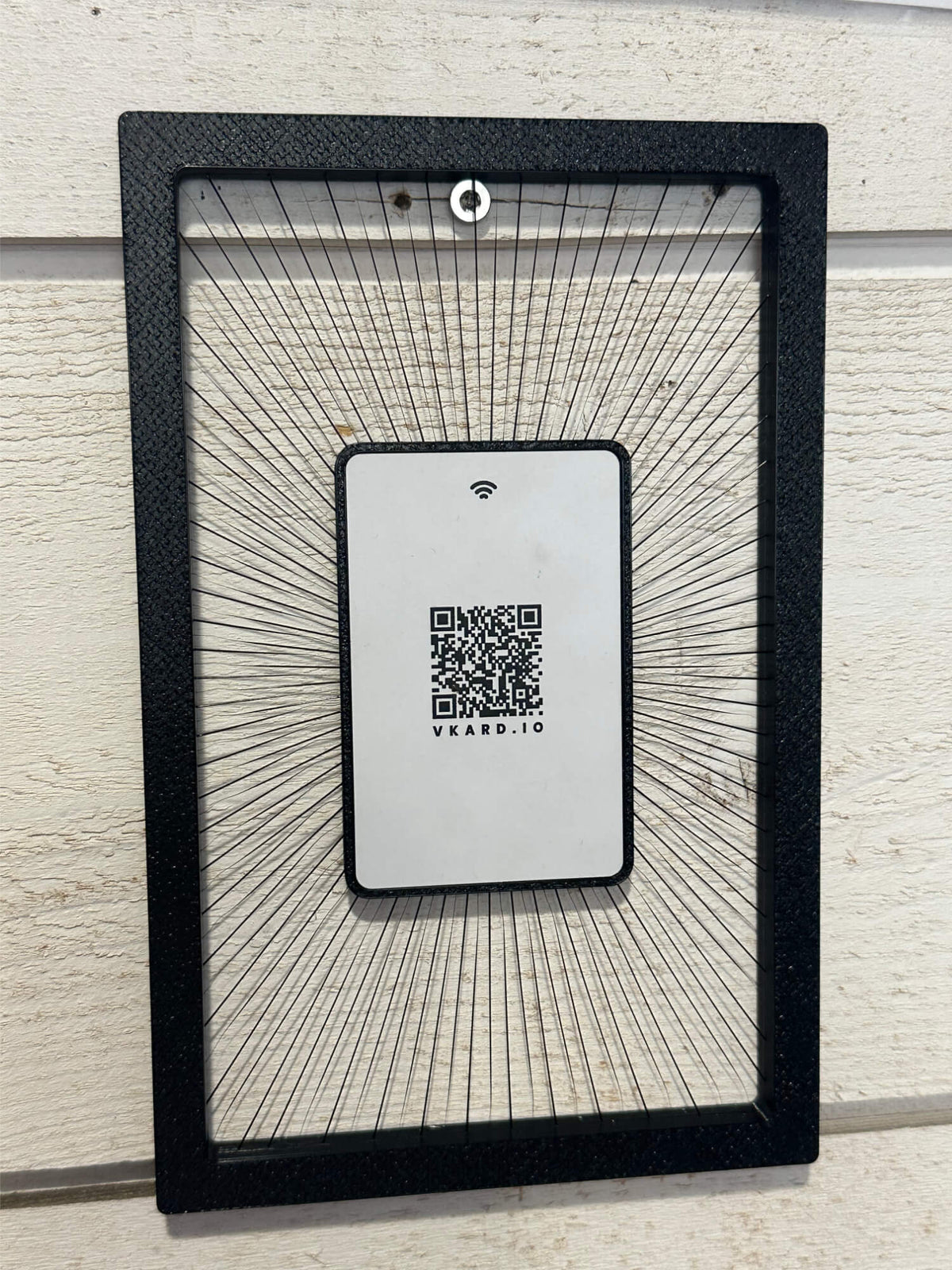 Présentoir de carte QR code
